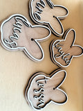 Bunny Outline Name Easter Basket Tags