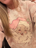 Hand Dyed Santa Crewneck Sweatshirt
