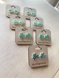 Four Leaf Clover / St. Patricks Day Acrylic Earrings