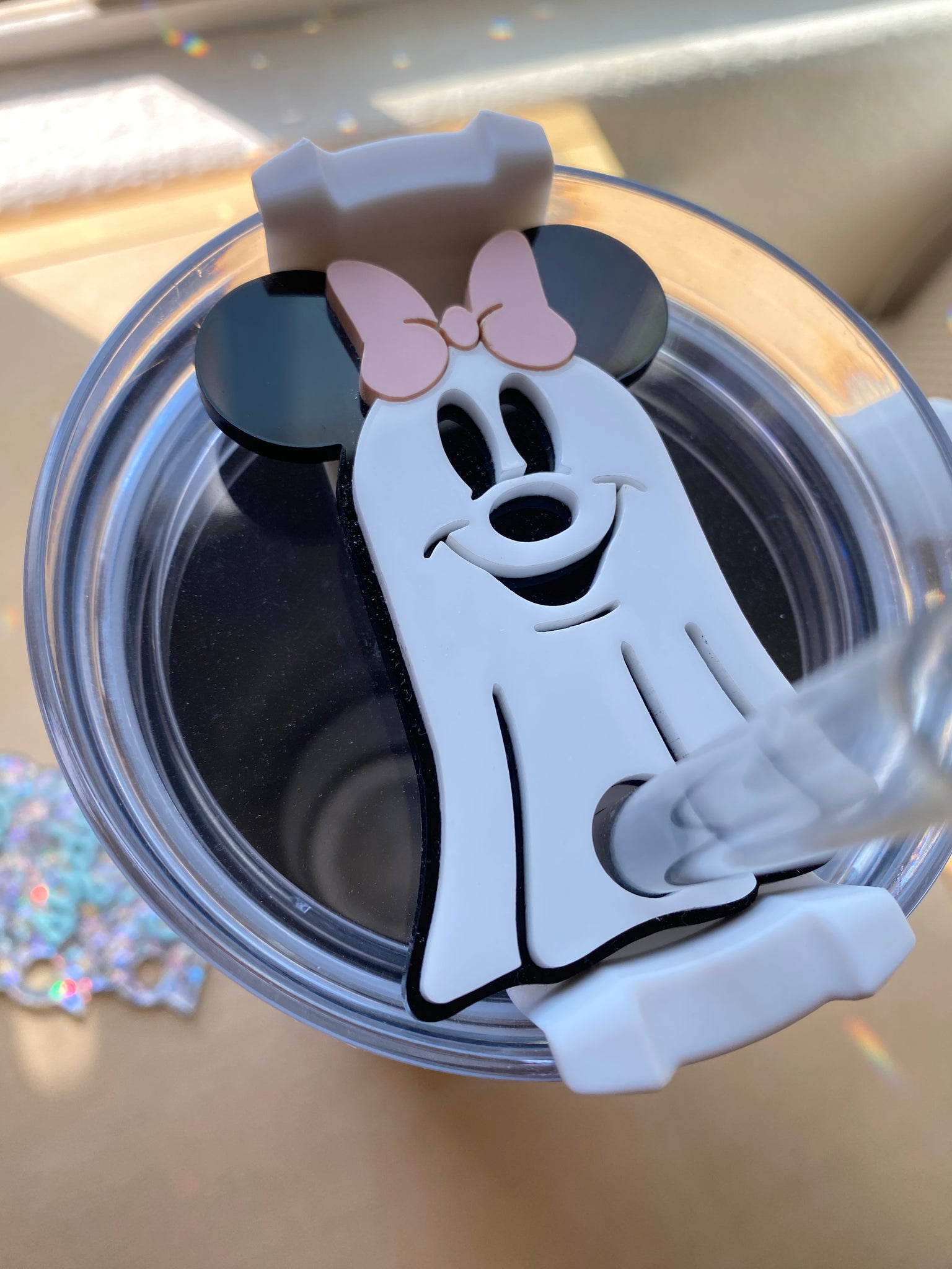You Can Get A Mickey Mouse Ghost Straw Topper To Accessorize Your