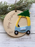 Cozy Coupe wood Ornament