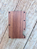PERSONALIZED Wood and Metal Wallets