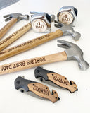 PERSONALIZED WOOD HANDLE HAMMERS