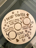Santa's Cookie Tray (MADE TO ORDER)
