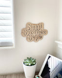 Small Business Babe Wood Sign (MADE TO ORDER)