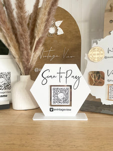 QR Code Sign (MADE TO ORDER)