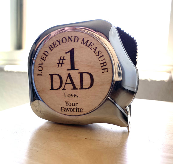 Engraved Measuring Tape for Dad, Papa, Grandpa