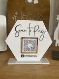 QR Code Sign (MADE TO ORDER)